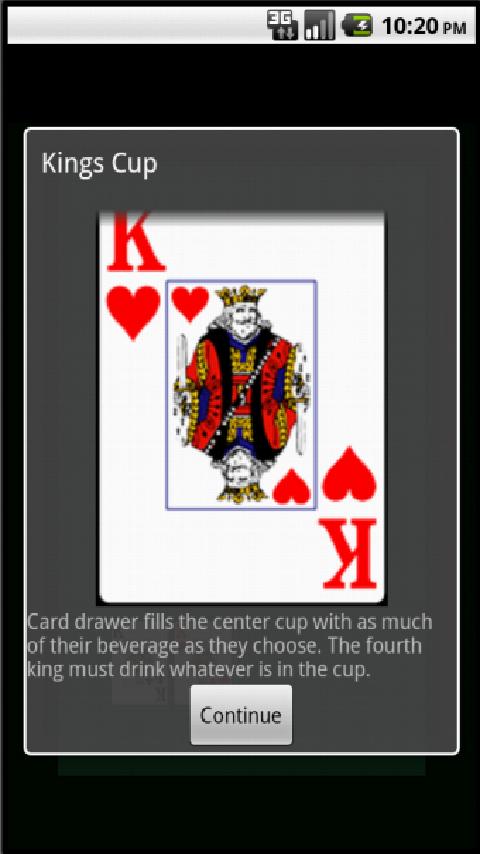 Kings Drinking Game Android Cards & Casino