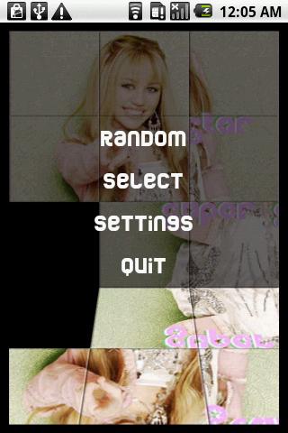 Hannah Montana Slide Puzzle