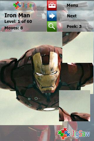 Iron Man Puzzle : JigSaw