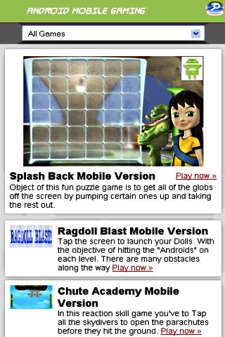Android Mobile Gaming Android Arcade & Action