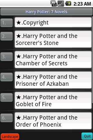 Harry Potter: 7 Novels Android Casual