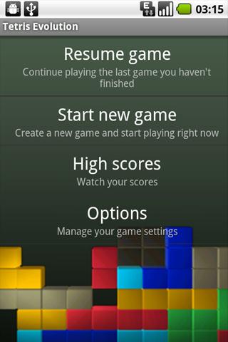 Tetris Evolution Android Brain & Puzzle