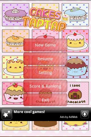 Cakes Tap-Tap Android Brain & Puzzle