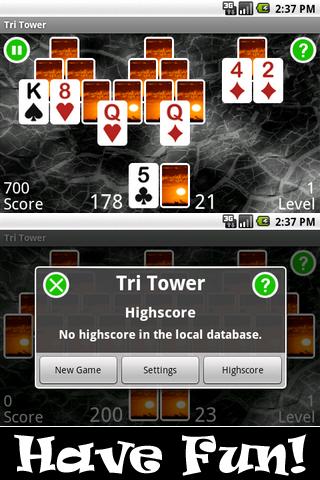 Tri Tower Android Cards & Casino