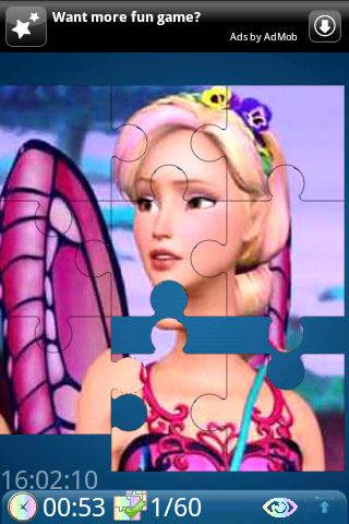 Yo Jigsaw: Barbie Mariposa Android Brain & Puzzle