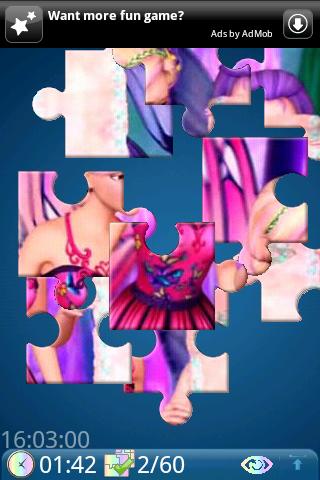 Yo Jigsaw: Barbie Mariposa Android Brain & Puzzle