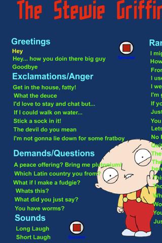 Stewie Soundboard Family Guy