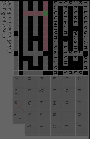 Spanish/English crosswords