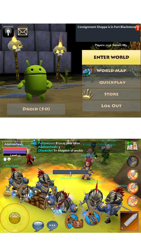 Pocket Legends (3D MMO) Android Arcade & Action