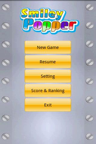 Smiley Popper Android Brain & Puzzle