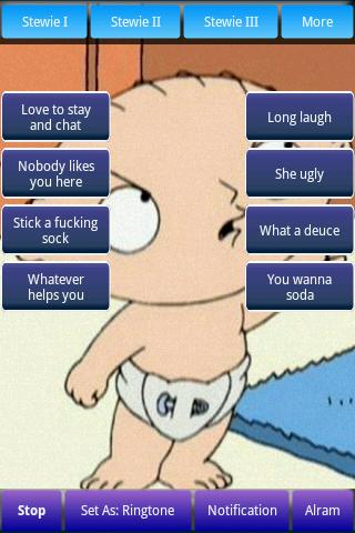 Stewie Sounds & Ringtones Android Brain & Puzzle