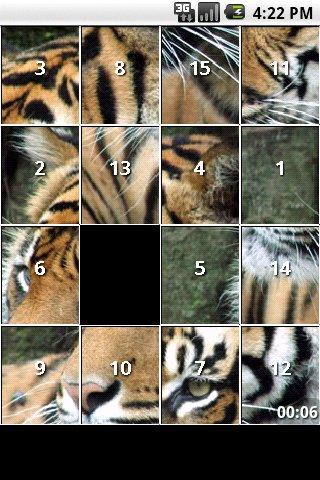 iSlider Tiger Slide Puzzles Android Brain & Puzzle