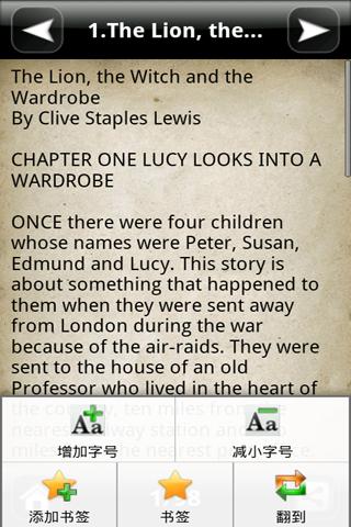 The Chronicles of Narnia 7in1 Android Casual