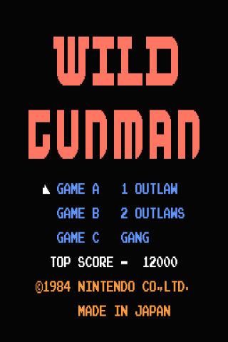 Wild Gunman Japan, USA