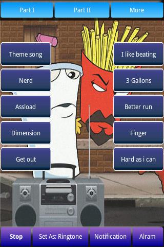 Aqua Teen Hunger Force Sounds Android Arcade & Action