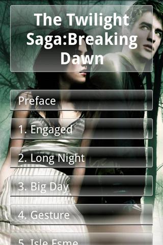 Twilight Saga:Breaking Dawn Android Entertainment