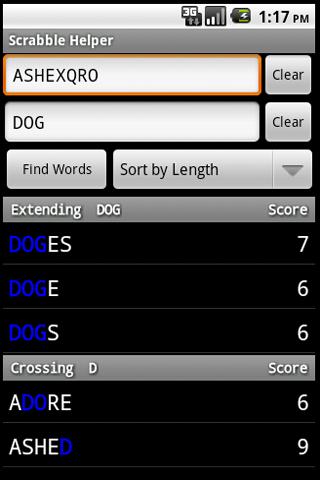 Scrabble Helper Android Brain & Puzzle