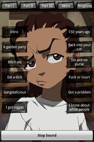 Boondocks Ringtone Android Personalization