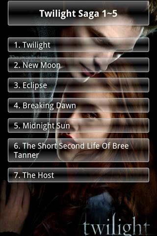 Twilight Saga 1~5 Android Arcade & Action