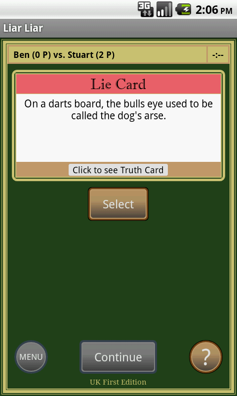 Liar Liar (free) Android Cards & Casino