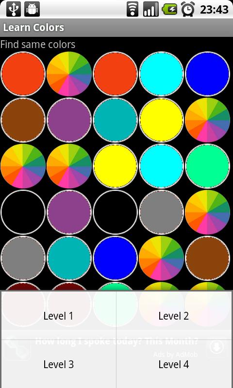 Learn colors Android Brain & Puzzle