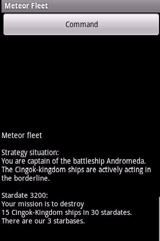Meteor Fleet  1st battle