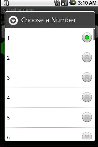 Number Guess Game Android Casual