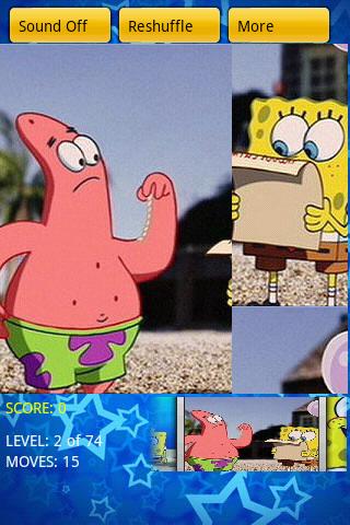 SρongeB0b Cartoon Puzzle Android Brain & Puzzle