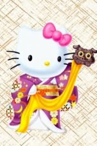 Hellokitty wallpaper Android Cards & Casino