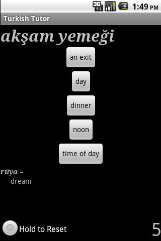 Turkish Tutor Android Education