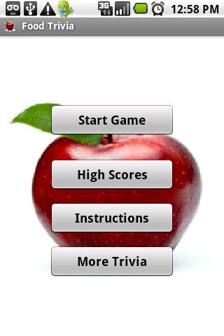 Food Trivia Android Brain & Puzzle