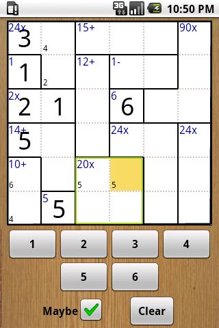 MathDoku Android Brain & Puzzle