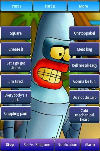 Futurama Sounds & Ringtones Android Sports