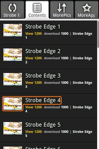 Strobe Edge Android Cards & Casino