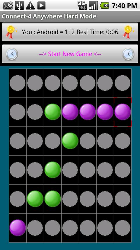 Connect-4 Anywhere Android Brain & Puzzle