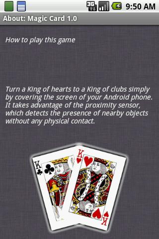 Magic Card Android Entertainment