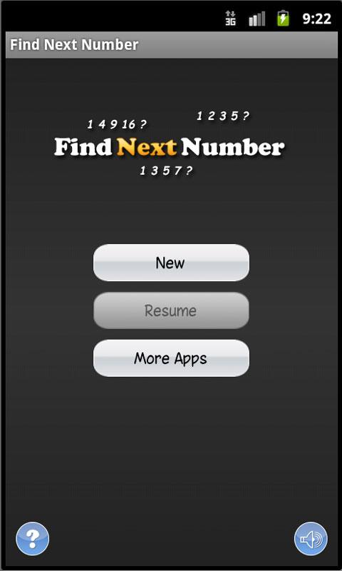 Find Next Number Android Brain & Puzzle