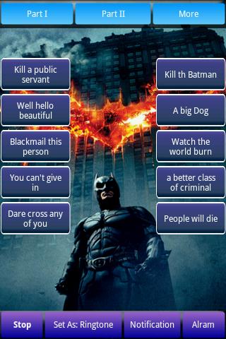 Dark Knight Sound & Ringtones Android Brain & Puzzle