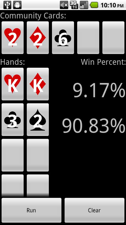 Poker Odds Android Cards & Casino