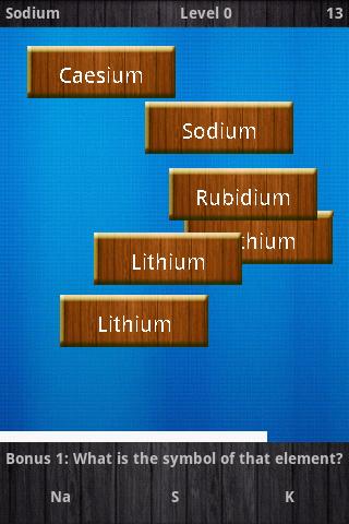 The Periodic Table Game Android Brain & Puzzle