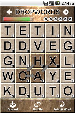 Word Drop PRO Android Brain & Puzzle