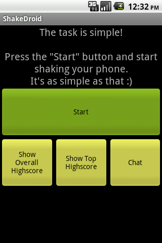 ShakeDroid Android Arcade & Action