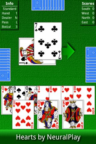 NeuralPlay Hearts Free Android Cards & Casino