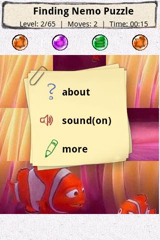 Hi Puz! – Finding Nemo Android Brain & Puzzle