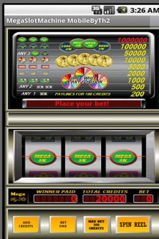 Mega  Slot  Machine Android Cards & Casino