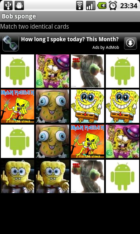 Sponge Bob Android Cards & Casino