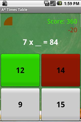 A* Times Table Android Brain & Puzzle