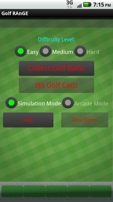 Golf RAnGE Lite Android Arcade & Action
