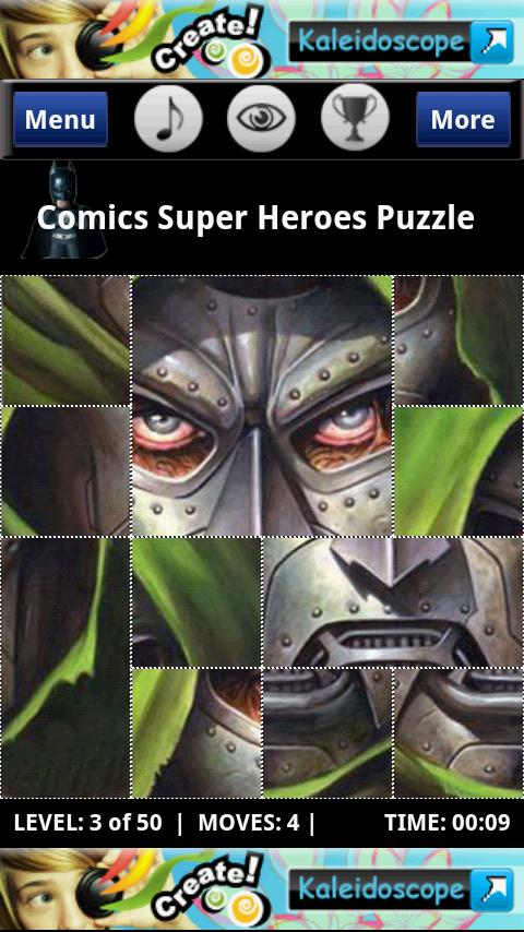 Comìcs Super Heroes Puzzle Android Casual