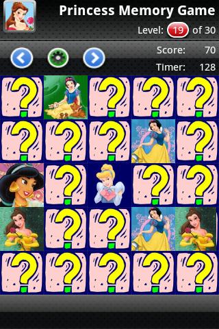 Princess Memory Game Android Casual